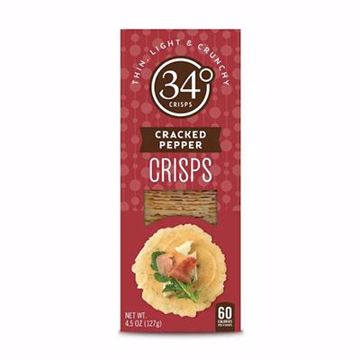 Picture of 34 DEGREES CRACKED PEPPER CRISPS 12/4.5 OZ