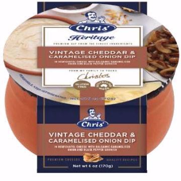 Picture of CHRIS FOODS CHEDDAR ONION 6/6OZ