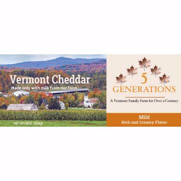 Picture of 5Generations Farmstead Mild Cheddar 12/8