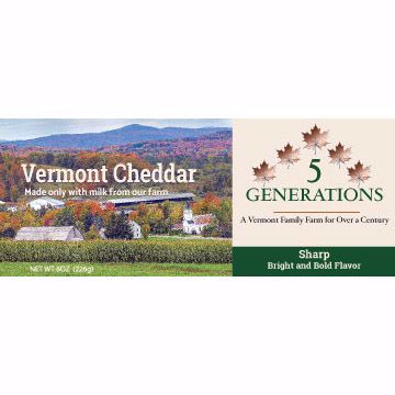 Picture of 5Generations Farmstead Sharp Cheddar12/8