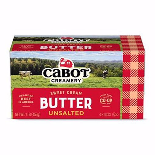 Picture of Cabot Butter No Salt 18/1 lb 1/4's
