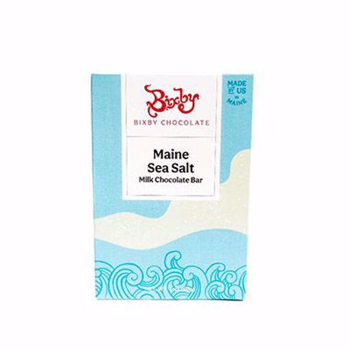 Picture of BIXBY MILK CHOC MAINE SEA SALT BAR 12/2OZ