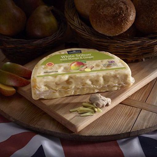 Picture of White Stilton w/Ginger & Mango 4/2.2lbs