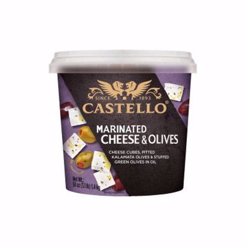 Picture of FETA CUBES/OIL W/OLIVES PTD 4/3#(588237)