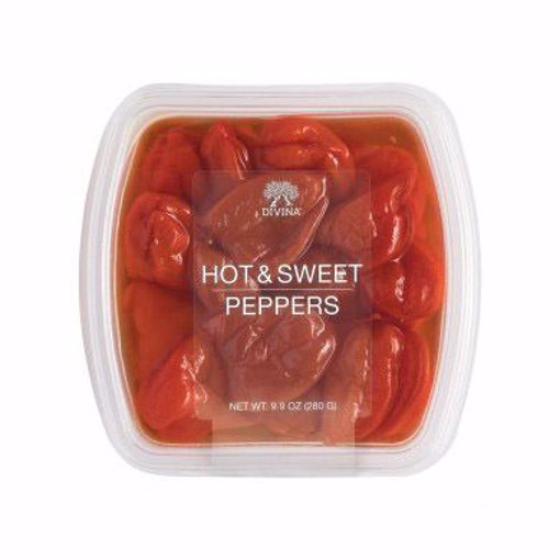 Picture of DELI CUP HOT & SWEET PEPPERS(14100)6/9OZ