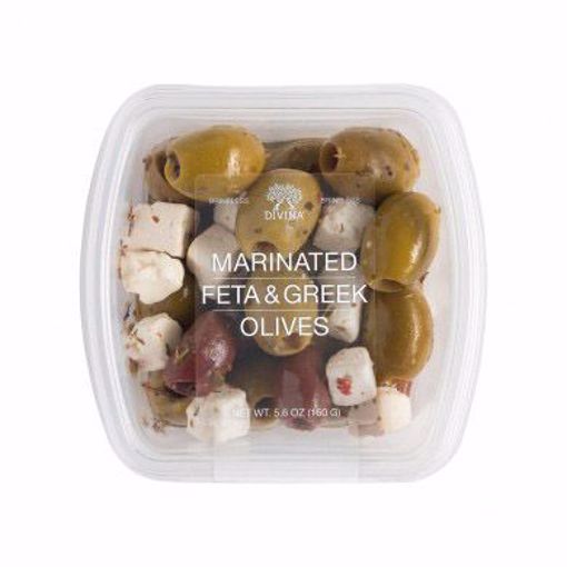 Picture of DELI CUP DIVINA FETA/GREEK OLIVE(14050) 6/5.6OZ