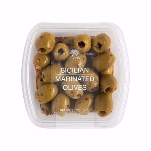Picture of DELI CUP DIV.MAR.OLIVES W/SIC. HERBS(14575) 6/5.5OZ