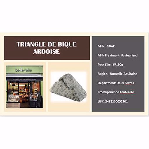 Picture of Beillevaire Triangle Chevre 6/150g