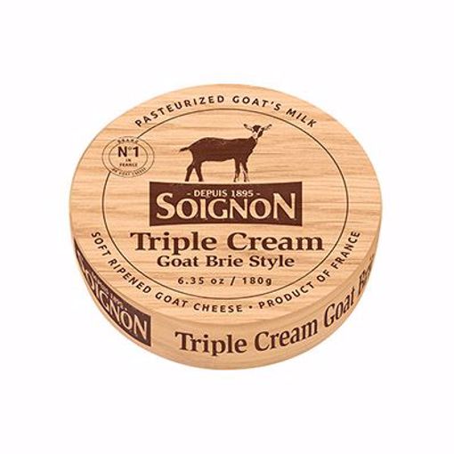 Picture of SOIGNON TRIPLE CREAM GOAT BRIE 6/180GM