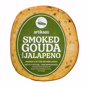 Picture of ARTIKAAS SMKD GOUDA JALAPENO PRECUTS 12/6OZ