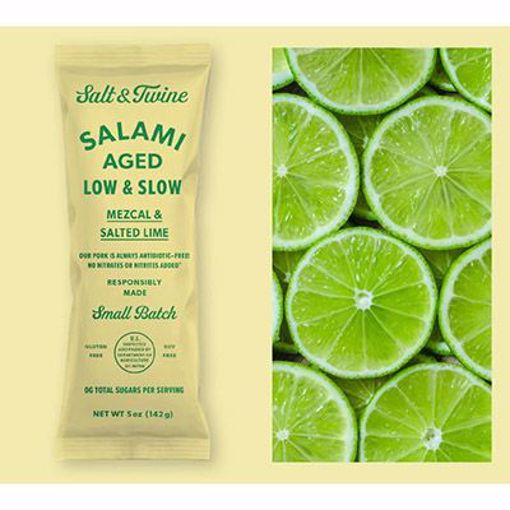 Picture of SALT & TWINE MEZCAL & SALT LIME SALAMI 12/5OZ