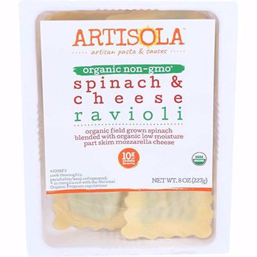 Picture of Artisola OG Spinach Cheese Rav. 6/8 oz