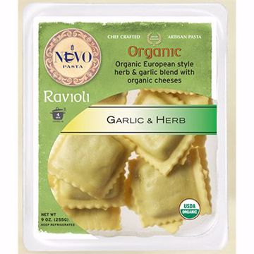 Picture of Nuovo ORGANIC Garlic/Herb Ravioli 6/9oz