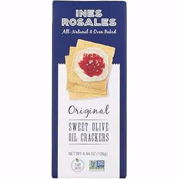 Picture of INES ROSALES ORIGINAL OLIVE OIL CRACKERS 12/4.44OZ