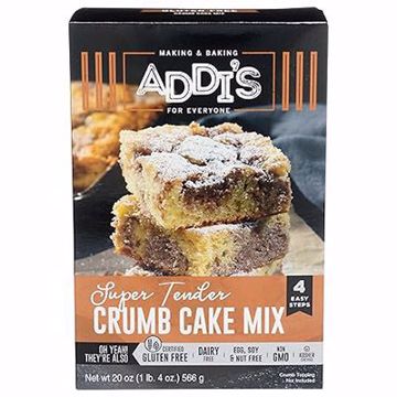 Picture of Addi's Gluten Free Crumb Cake Mix 6/20oz
