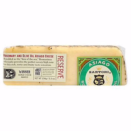 Picture of Bellavitano Rosemary Asiago 1/4s 4/5lbs