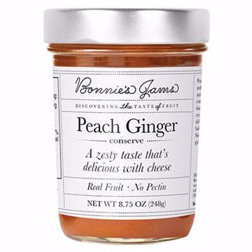 Picture of Bonnie's Jams Peach Ginger 6/8.75oz