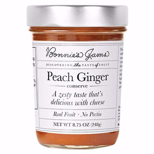 Picture of Bonnie's Jams Peach Ginger 6/8.75oz