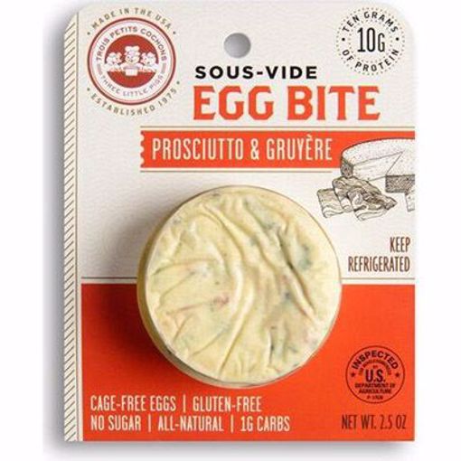 Picture of 3LP EGG BITE W/PROSCIUTTO&GRUYERE(EP4)