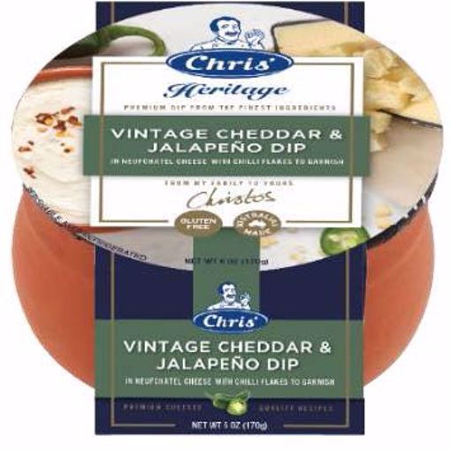 Picture of Chris Foods Cheddar and Jalapeno Spread 6/6oz
