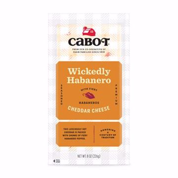 Picture of Cabot Cheddar Wickedly Habanero Bar Deli 12/8oz