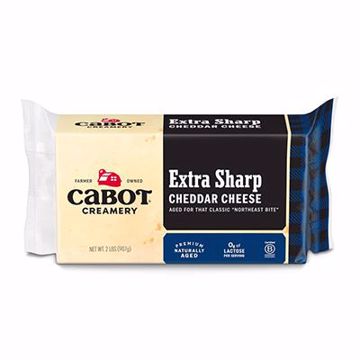 Picture of Cabot Cheddar Extra Sharp Bricks 6/32 oz