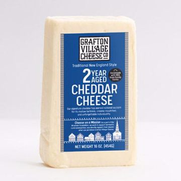 Picture of Grafton Village Cheddar 2 Year Cryovac Bar 6/16 oz