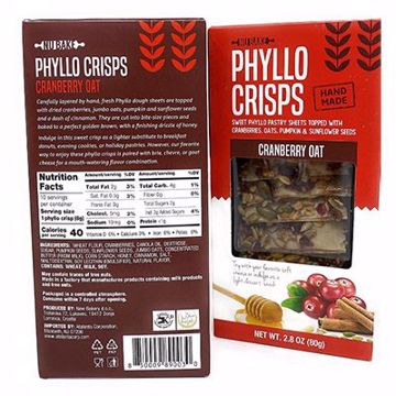 Picture of Phyllo Crisps Cranberry Oat 12/2.8 oz