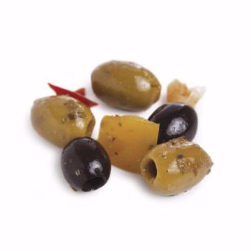 Picture of Barnier Olives Riviera Mix Pitted 1/10 lb