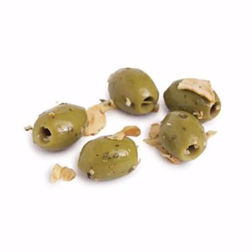 Picture of MT Athos Olives Green/Minced Garlic Kit 2/5 lb