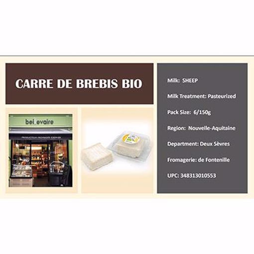 Picture of Beillevaire Carre de Brebis 6/150g PRE-ORDER